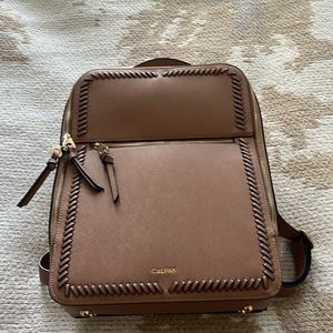 calpak work/travel backpack- caramel color, 15 inches